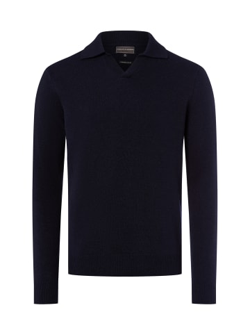 Finshley & Harding Strickpullover in marine - 0002