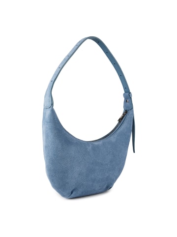 LIEBESKIND BERLIN Ryker Schultertasche XS Leder 28 cm in blue denim suede