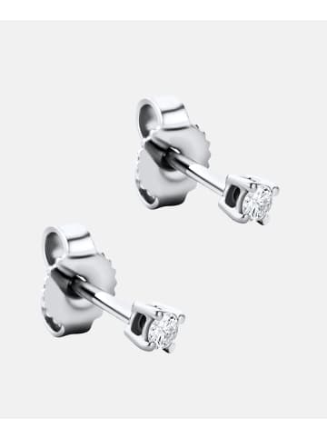 Diamant L'éternel Ohrringe aus 375 Weißgold mit Diamant