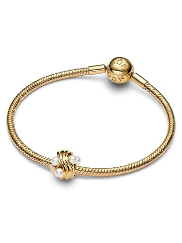 Pandora Charm Abstrakte Wellen Goldfarben