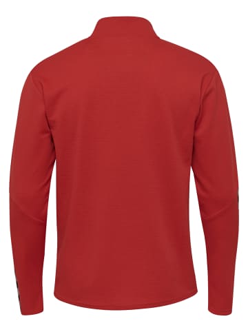 Hummel Halbreißverschluss Sweatshirt Hmlauthentic Herren in TRUE RED