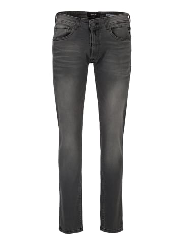 Replay 5-Pocket-Jeans 11 OZ Black OD Black Comfort Denim in grau