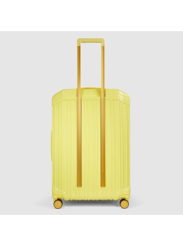 Piquadro PQL-Special3 4 Rollen Trolley 69 cm mit Dehnfalte in yellow