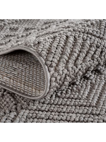 Teppich Boss Kurzflor Teppich Helix 2202, Läufer - Silber