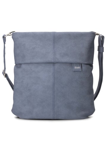 Zwei Mademoiselle M12 - Schultertasche 32 cm (cord-wood) in nubuk-sky