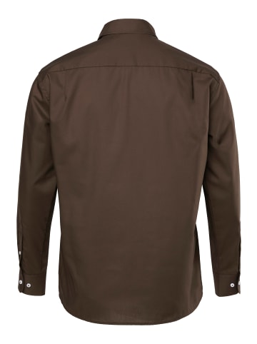 JP1880 Hemd in dunkelbraun