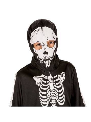 tectake Skelettfigur, auch Knochenwesen, in schwarz, Gr. 152 (12-14 Jahre)