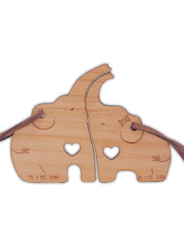 Mr. & Mrs. Panda Schlüsselanhänger Elefant Verliebt ohne Spruch in Braun