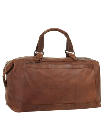 Sansibar Reisetasche echt Leder in braun