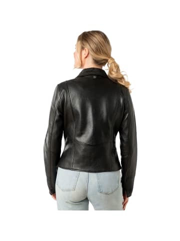 Mauritius Lederjacke Lammnappa in Schwarz