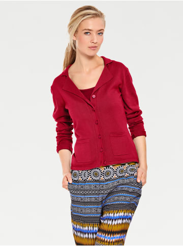 Heine Feinstrickjacke in rot