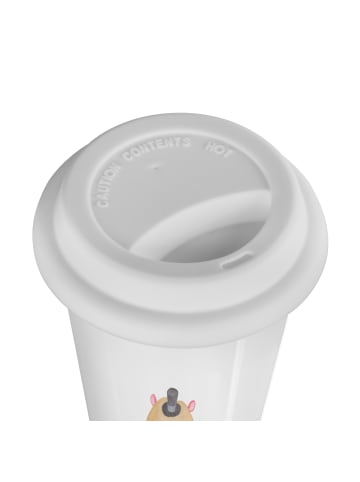 Mr. & Mrs. Panda To Go Becher Hamster Hut mit Spruch in Weiß