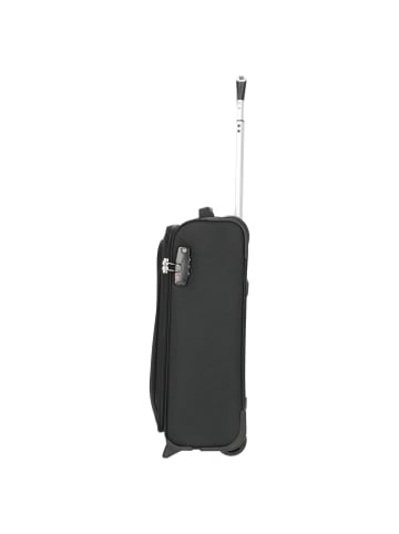 D&N Travel Line 6404 - 2-Rollen-Trolley S 49 cm in schwarz