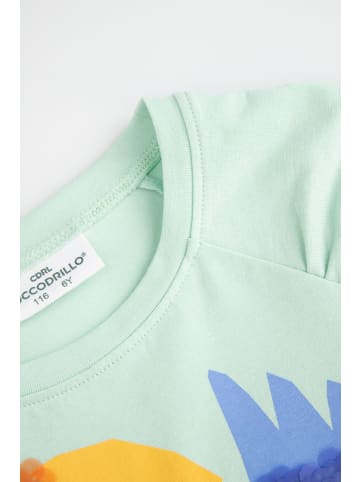 Coccodrillo T-Shirt mit kurzen Ärmeln in grün