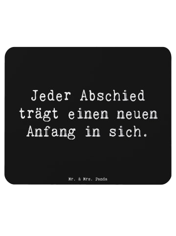 Mr. & Mrs. Panda Mauspad Spruch Verluste betrauern und loslassen... in Schwarz