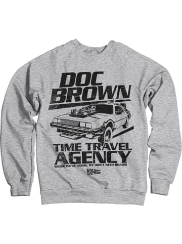Back To The Future Pullover in Grau