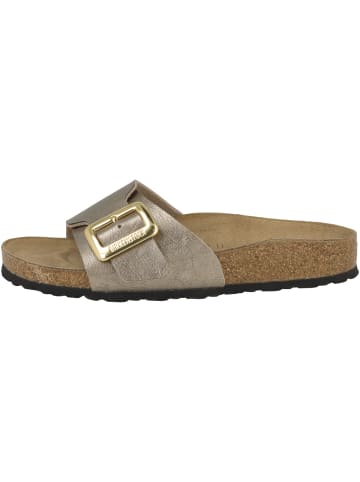 Birkenstock Sandale Catalina Cushion Buckle Birko-Flor schmal in braun