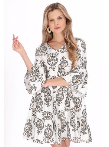 usha FESTIVAL Women Dress in black offwhite