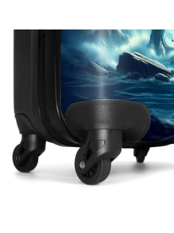 NoBoringSuitCases Suitcase, Koffer, Reisekoffer T-Rex blau