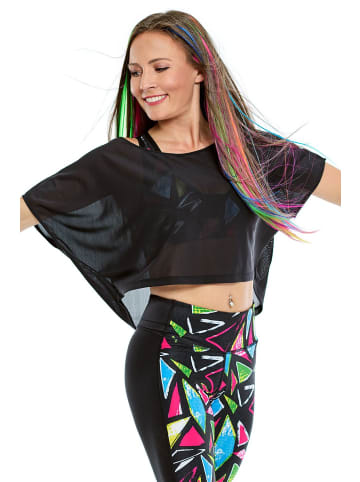 Winshape Functional Mesh-Dance Top DT106 in schwarz/mesh
