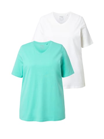 Ulla Popken Shirt in jadegrün
