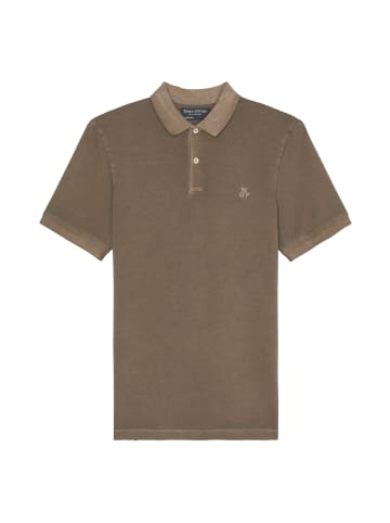 Marc O'Polo Poloshirt Piqué shaped in burnt ash