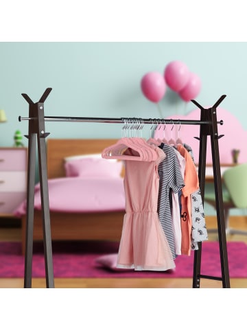 relaxdays 40x Kleiderbügel in Rosa