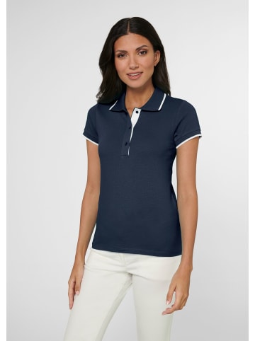MADELEINE Klassisches Poloshirt in marine