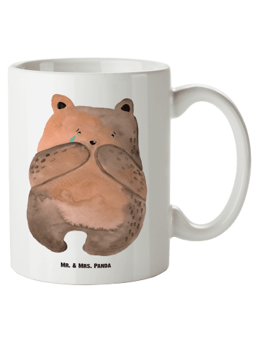 Mr. & Mrs. Panda Pott Bär Verlust ohne Spruch in Weiß