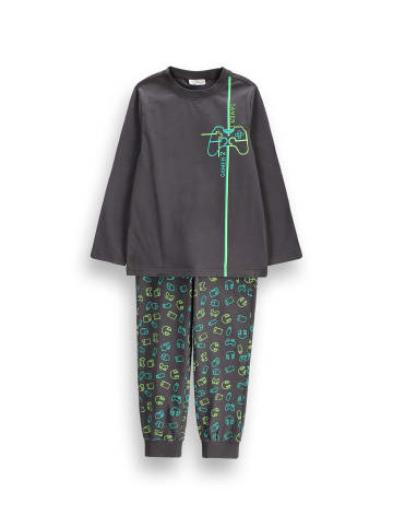 Coccodrillo Jungenpyjama in grau