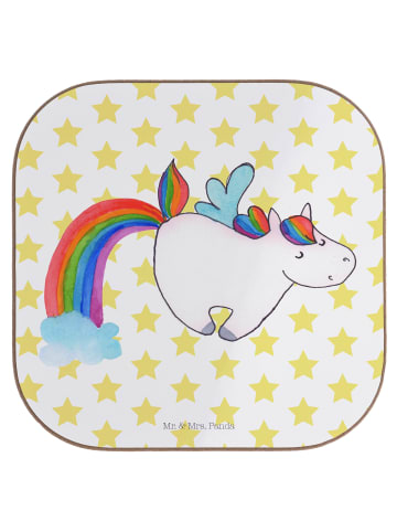 Mr. & Mrs. Panda Coaster Einhorn Fliegendes Pferd ohne Spruch in Weiß