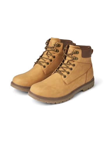 Kappa Flacher Schuh Gunter in Yellow Tan-Brown dk