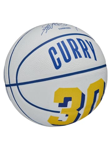 Wilson Wilson NBA Player Icon Stephen Curry Mini Ball in Weiß