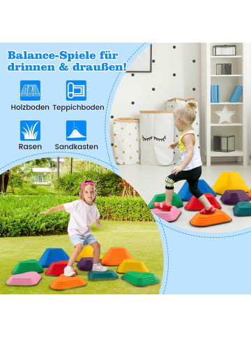 COSTWAY Balanciersteine für Kinder in Bunt