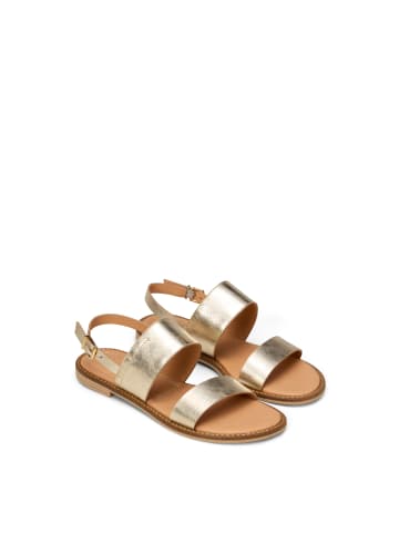 Marc O'Polo Sandale Model Babette in champagner metallic