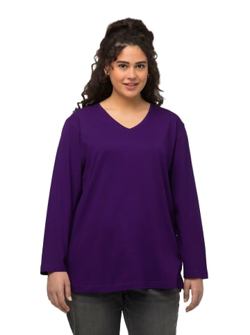Ulla Popken Shirt in tiefes violett