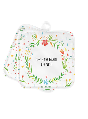 Mr. & Mrs. Panda Topflappen Nachbarin mit Spruch in Keine Angabe