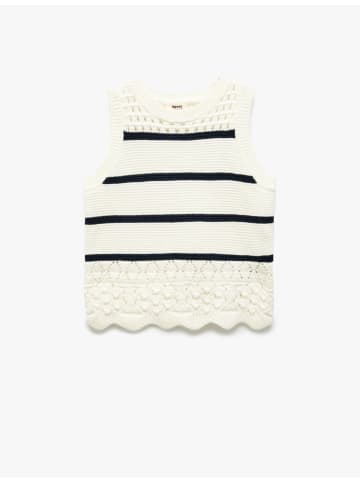 KOTON Tanktop in Ekru Gestreift