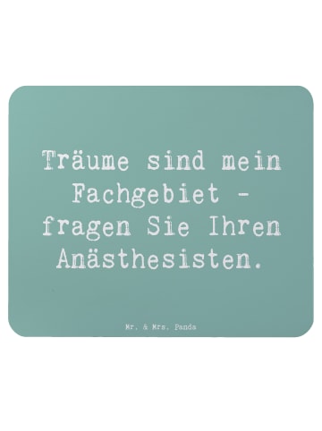 Mr. & Mrs. Panda Mauspad Spruch Anästhesist Träume mit Spruch in Meeresbrise