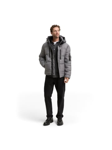 Tom Tailor Jacke in mid grey melange structure