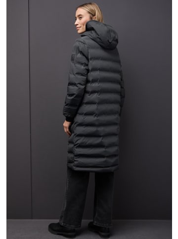 Street One Steppmantel in schwarz