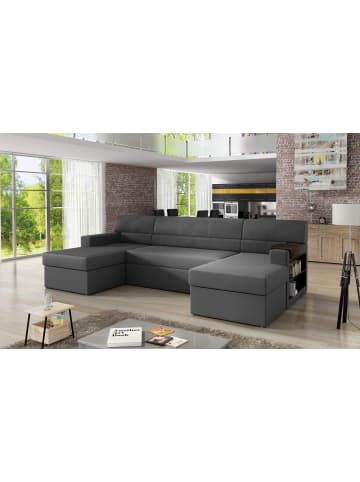 MF Design Narkos Recamiere Rechts in Charcoal -  (L) 159 x (B) 310 x (H) 90 cm