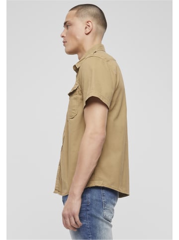 Brandit Short Sleeve Shirt in camel