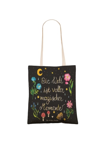 Mr. & Mrs. Panda Shopper Bag Magische Welt mit Spruch in Bunt