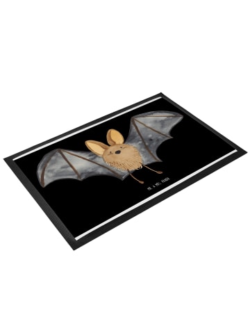 Mr. & Mrs. Panda bodenmatte Fledermaus Flügel ohne Spruch in Schwarz