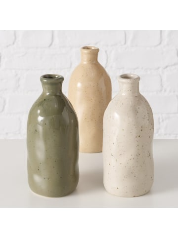 Boltze Vase Mylana aus 3er Set in beige