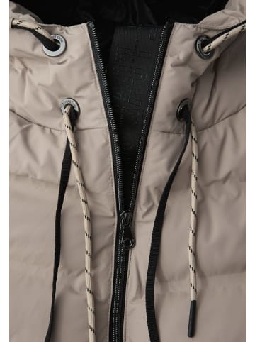 Street One Jacke mit geklebten Nähten in Beige