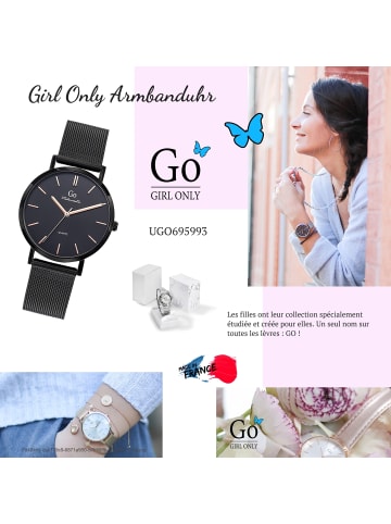 Girl Only Armbanduhr-Analog schwarz mittel (ca. 34mm) Girl Only Mademoiselle