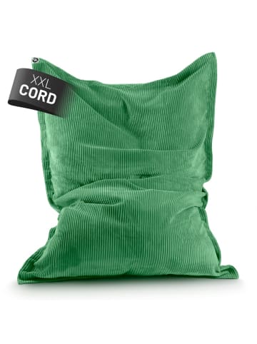 Lumaland LUMALAND Sitzsack Classic XXL Cord 380 L - 140 x 180 cm - mit waschbarem Bezug