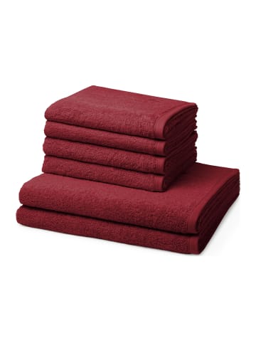 Ross 4 X Handtuch 2 X Duschtuch im Set Vita in Marsala